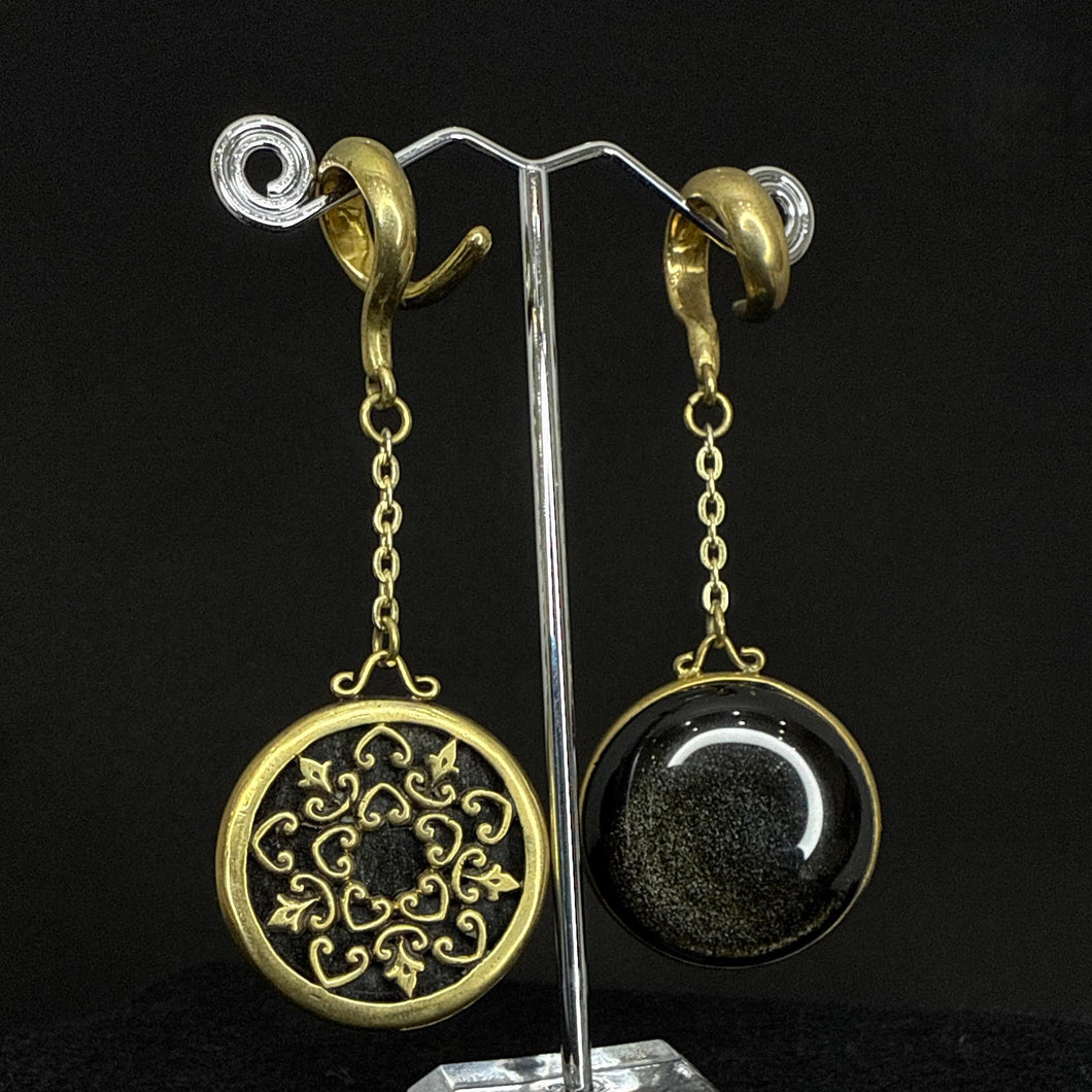Brass x Black Sunstone Hangers