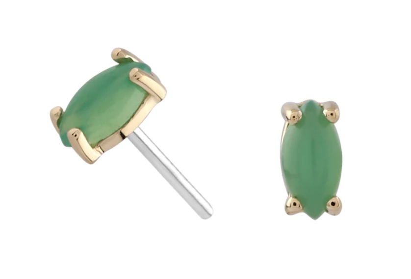 GoldyLuxe · Marquise Single · Yellow Gold