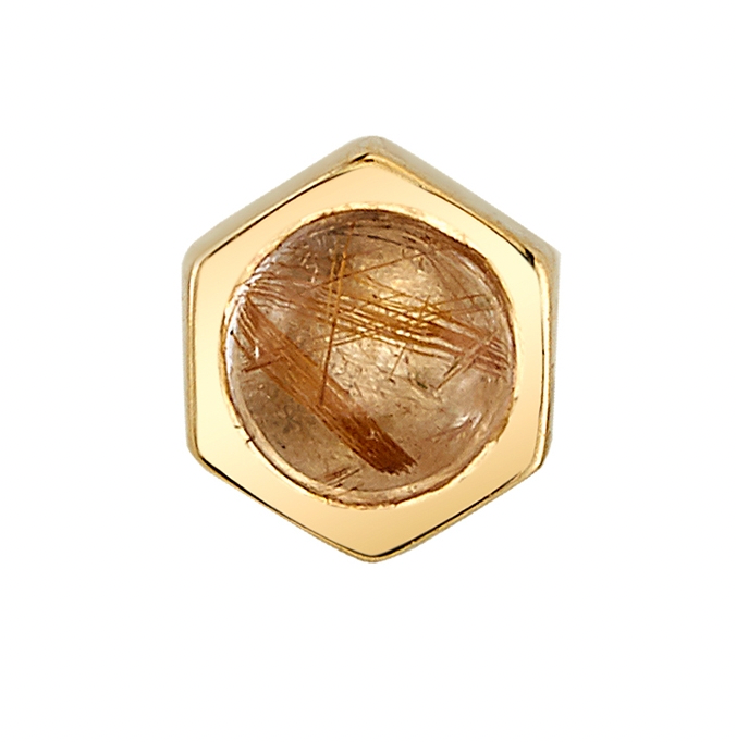 BVLA · Single Honeycomb · Yellow Gold