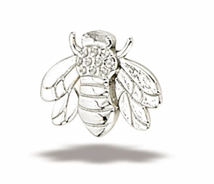 BODY GEMS 'Bee' in 14kT white gold