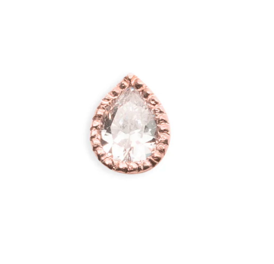 Tawapa · Scalloped Pear · Rose Gold