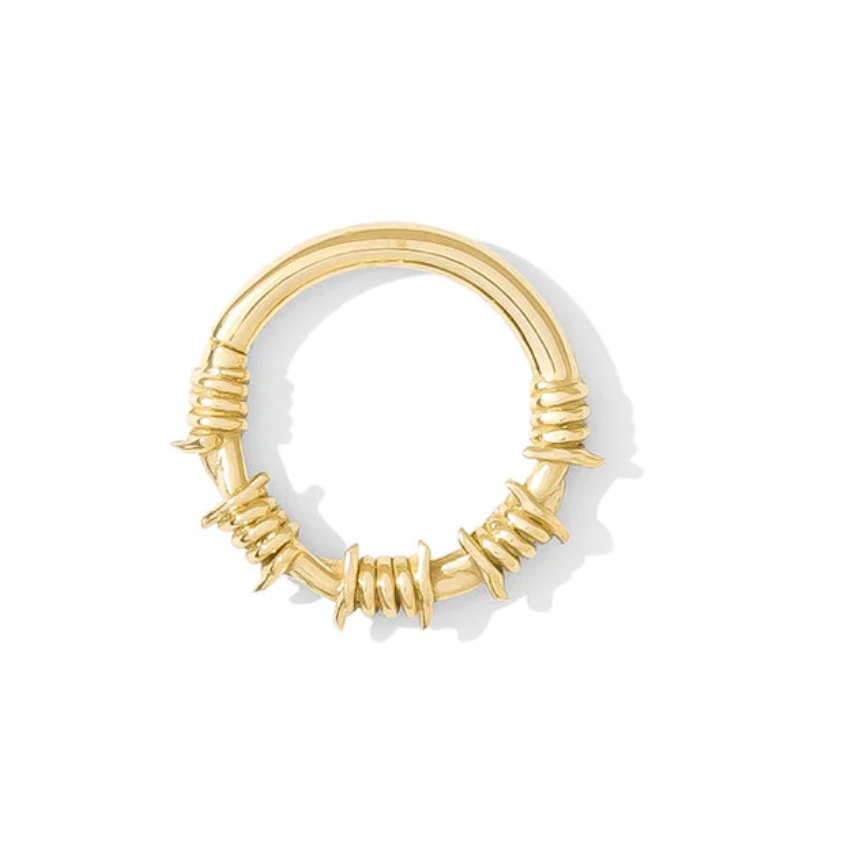 Tawapa · Barbed Wire Ring · Yellow Gold