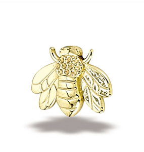BODY GEMS 'Bee' in 14kT yellow gold