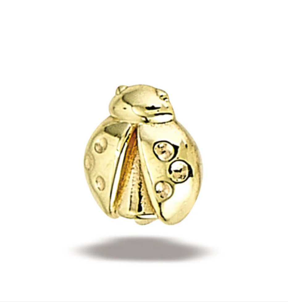 BODY GEMS 'Lady Bug' 14kT yellow gold