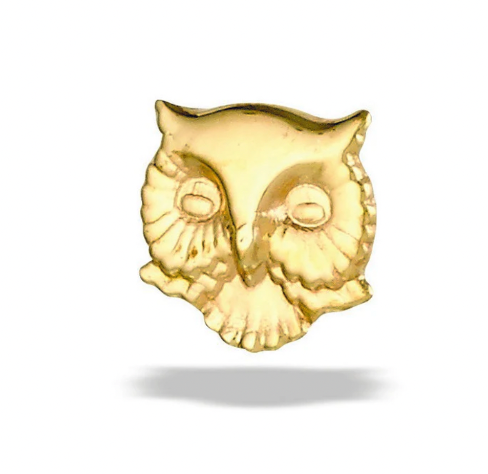 Body Gems · Owl Head · Yellow Gold